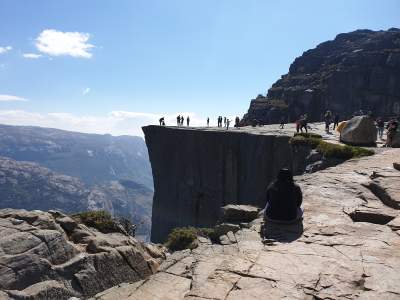 The Natural Beauty of Preikestolen or Pulpit Rock Norway