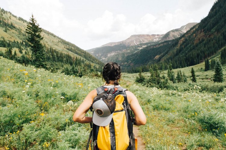 girl hiking